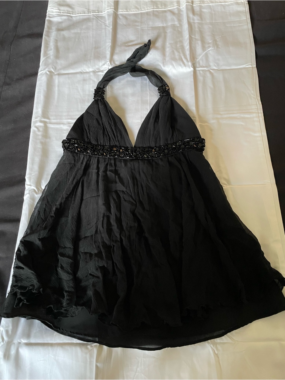 Halter Vtg Silk Blouse